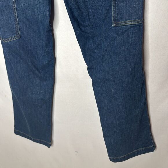 Carhartt Men's Relaxed Fit Utility Medium Dark Blue Jeans. Size 30X30. - Picture 11 of 16